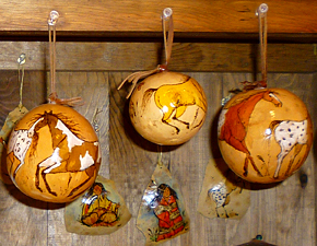 gourd ornaments by lanora